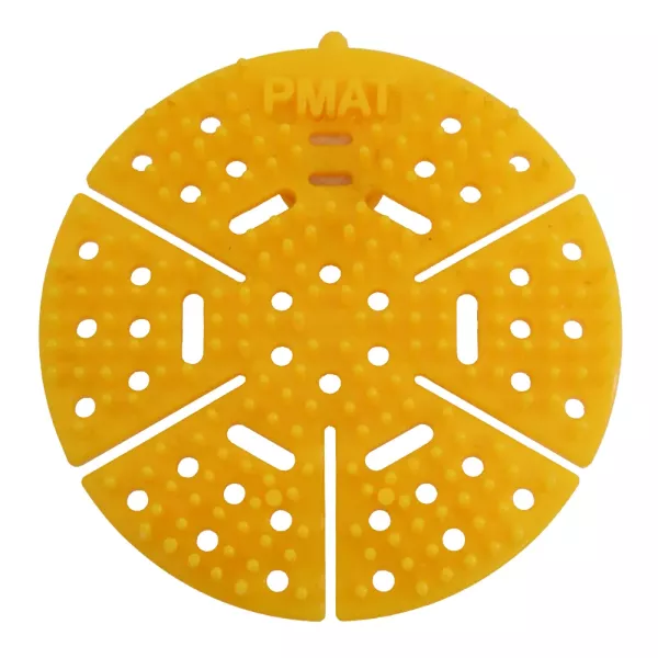 Parrot JA0404YL yellow lemon fragranced urinal mat for washroom odour control