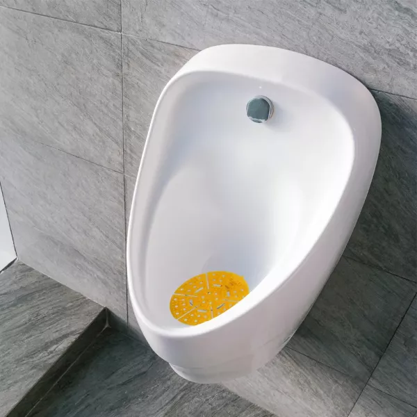 Parrot JA0404YL yellow lemon fragranced urinal mat for washroom odour control