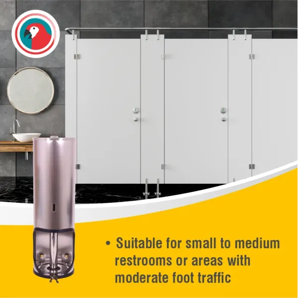 Parrot TR3 Lockable Toilet Roll Holder - Stainless Steel