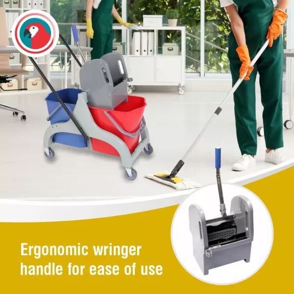 Parrot Bucket with Mop Press