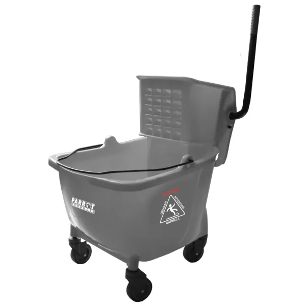 Parrot Janitorial Mop Wringer Trolley 34L Commercial Cleaning Bucket Parrot Janitorial Mop Wringer Trolley 34L Commercial Cleaning Bucket