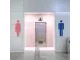 PARROT Disabled Toilet Symbolic Sign - Black Printed on Brushed Aluminium ACP - 150 x 150mm PARROT Disabled Toilet Symbolic Sign - Black Printed on Brushed Aluminium ACP - 150 x 150mm