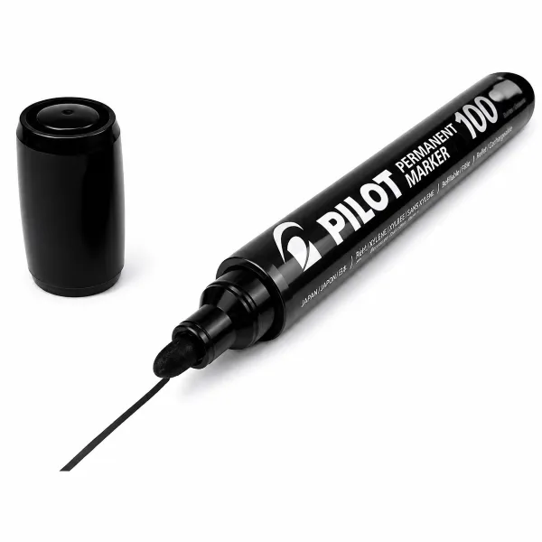 Pilot Permanent Marker 100 Bullet Tip - Black