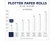 Bond Paper Plotter Roll 297mm x 50m 80gsm (50mm Core) Bond Paper Plotter Roll 297mm x 50m 80gsm (50mm Core)
