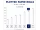 Bond Paper Plotter Roll 914mm x 100m 80gsm (50mm Core) Bond Paper Plotter Roll 914mm x 100m 80gsm (50mm Core)