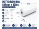 Bond Paper Plotter Roll 841mm x 100m A0 80gsm (50mm Core) Bond Paper Plotter Roll 841mm x 100m A0 80gsm (50mm Core)