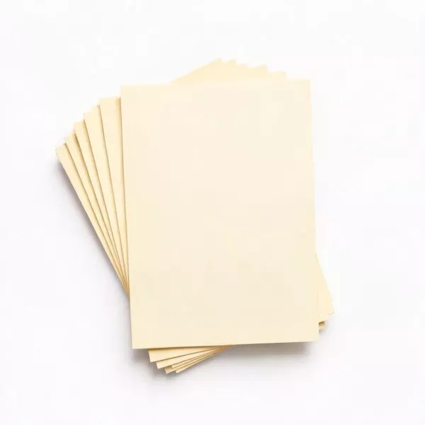 RBE Pastel Yellow Board A4 160gsm Pack of 10 Sheets