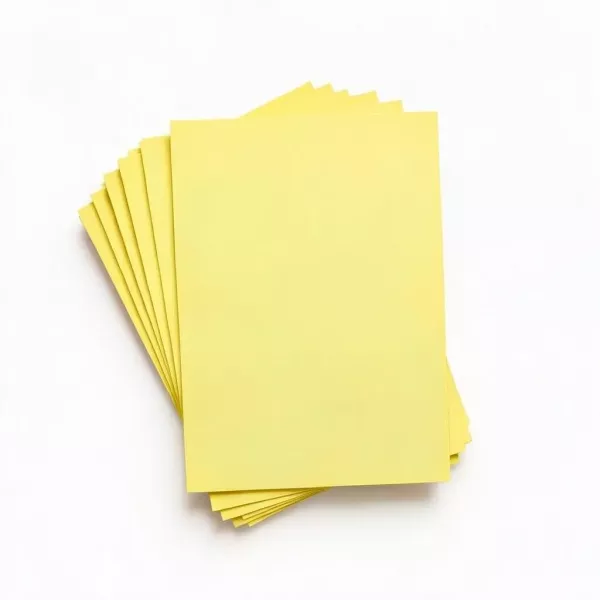 RBE Bright Lemon Yellow Paper A4 Pack of 10 Sheets