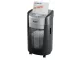 Leitz IQ OptiMax Office Micro Cut P5 Shredder – Front View Front view of Leitz IQ OptiMax Office Micro Cut P5 Shredder
