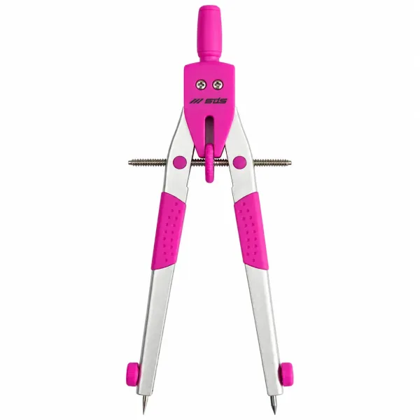 SDS pink bow compass set in transparent protective case with original SDS product branding