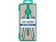 SDS green bow compass set in transparent storage case with SDS branding