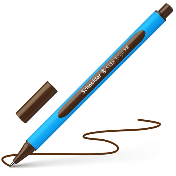 Schneider Slider Edge XB Ballpoint Pen Brown
