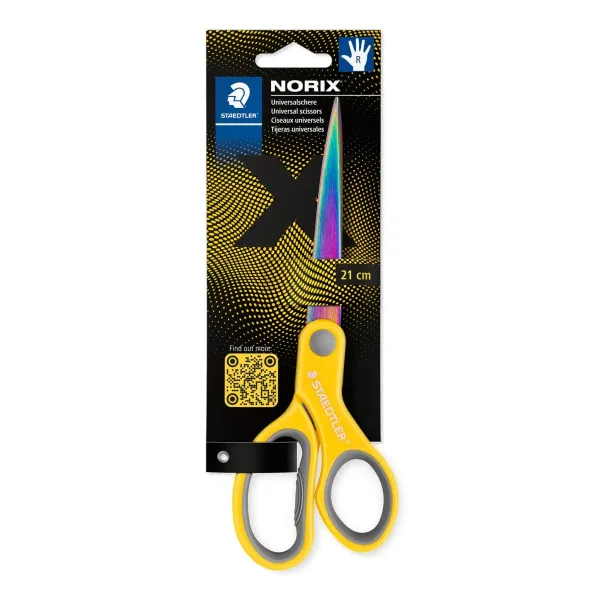 STAEDTLER NORIX 965 Universal Scissors 21cm Assorted Colours STAEDTLER NORIX 965 universal scissors 21cm assorted colours
