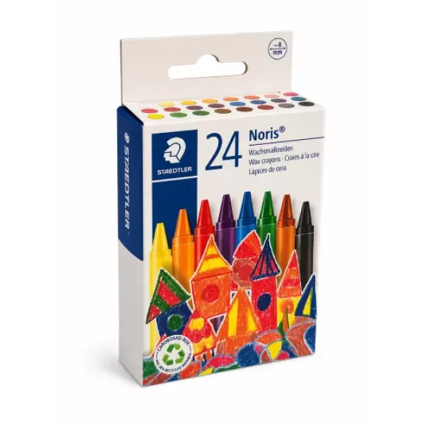 STAEDTLER Noris Club Wax Crayons 24's