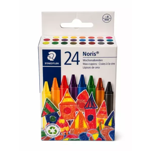 STAEDTLER Noris Club Wax Crayons 24's