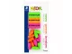Staedtler pack with 3 neon block erasers and 12 assorted pencil-cap erasers