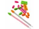 Staedtler neon erasers and pencil eraser caps shown fitted to pencils for demonstration; pencils not included