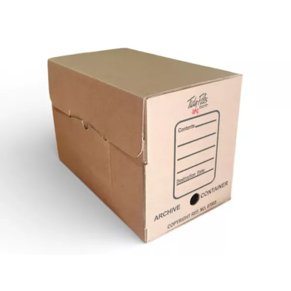 TIDY FILES Folio Archive Container No Clip Kraft TIDY FILES Folio Archive Container No Clip Kraft