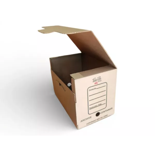 TIDY FILES Folio Archive Container No Clip Kraft TIDY FILES Folio Archive Container No Clip Kraft