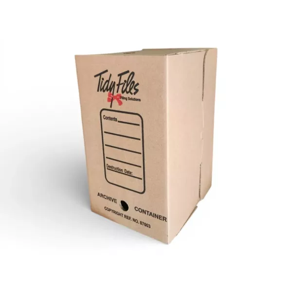 TIDY FILES Folio Archive Container No Clip Kraft TIDY FILES Folio Archive Container No Clip Kraft