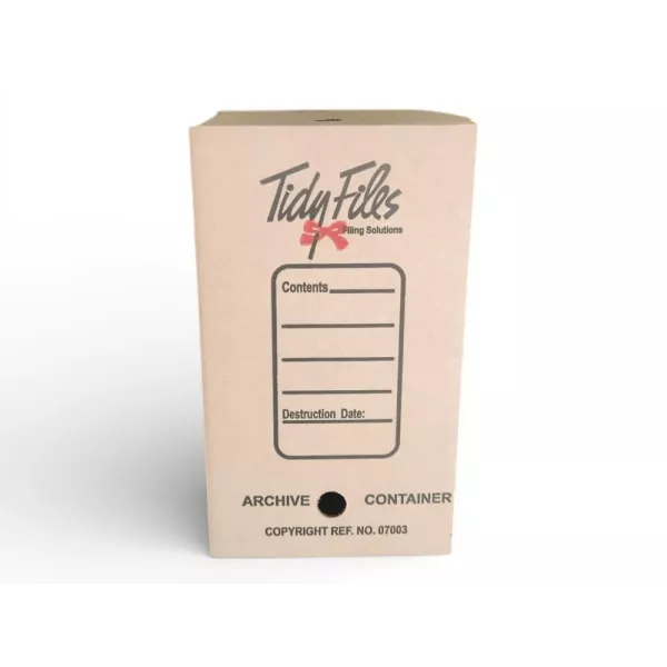 TIDY FILES Folio Archive Container No Clip Kraft TIDY FILES Folio Archive Container No Clip Kraft