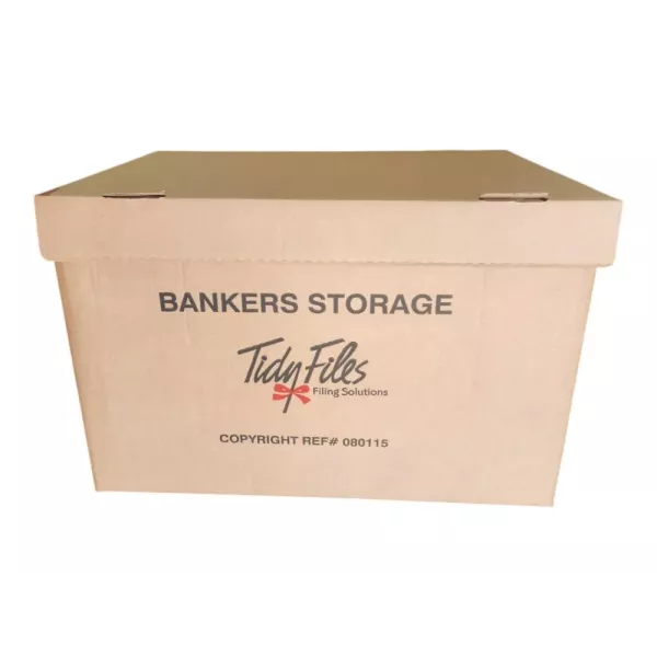 TIDY FILES Bankers Storage Box Kraft TIDY FILES Bankers Storage Box Kraft