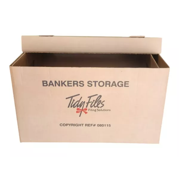 TIDY FILES Bankers Storage Box Kraft TIDY FILES Bankers Storage Box Kraft
