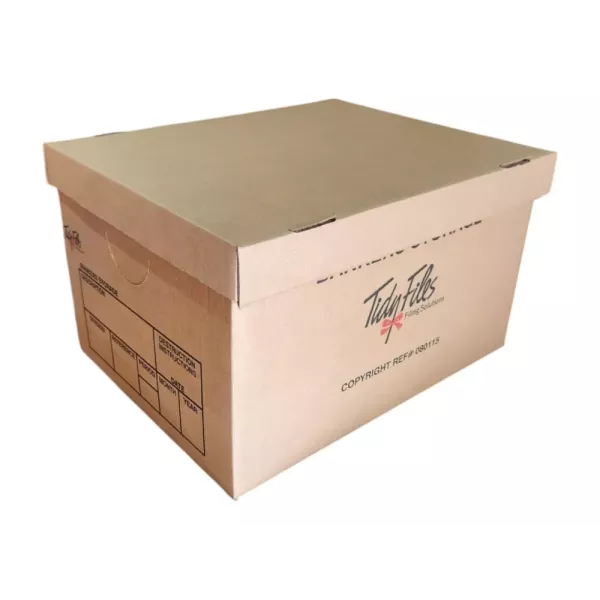 TIDY FILES Bankers Storage Box Kraft TIDY FILES Bankers Storage Box Kraft