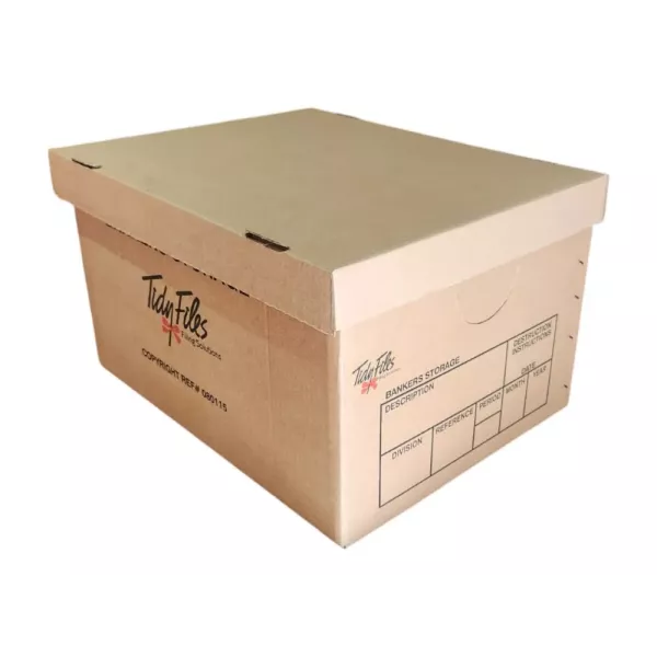 TIDY FILES Bankers Storage Box Kraft TIDY FILES Bankers Storage Box Kraft