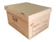 TIDY FILES Bankers Storage Box Side Angle View Kraft Side angled view of TIDY FILES Bankers Storage Box in Kraft