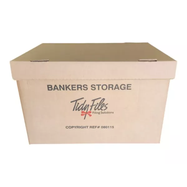 TIDY FILES Bankers Storage Box Kraft TIDY FILES Bankers Storage Box Kraft