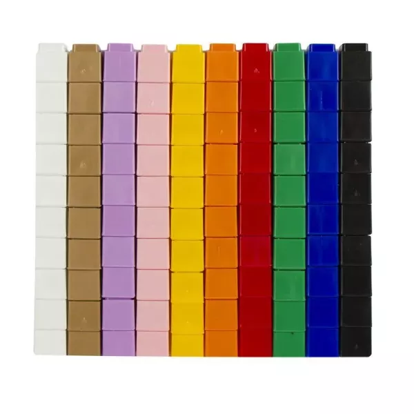 Treeline Coloured Counting Cubes - Pkt-100 