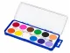Treeline 12 Colour Watercolour Paint Set with Paintbrush Open Case