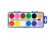 Treeline 12 Colour Watercolour Paint Palette with Paintbrush