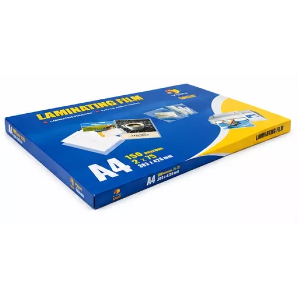 YIDU A4 Laminating Pouches 150 Micron 100 Pack YIDU A4 gloss laminating pouches 150 micron 100 pack for certificates, notices and office documents