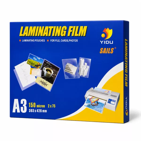 YIDU A3 Gloss Laminating Pouches 150 Micron – 100 Pack YIDU A3 Gloss Laminating Pouches 150 Micron – 100 Pack