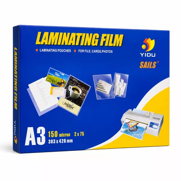 YIDU A3 Gloss Laminating Pouches 150 Micron – 100 Pack YIDU A3 Gloss Laminating Pouches 150 Micron – 100 Pack