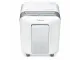 Fellowes Powershred LX201 white 12 sheet micro-cut shredder front product view