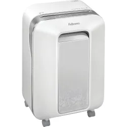 Fellowes Powershred LX201 white P-5 micro-cut shredder 12 sheet