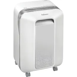 Fellowes Powershred LX201 white P-5 micro-cut shredder 12 sheet