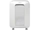 Front view of Fellowes Powershred LX201 white micro-cut shredder