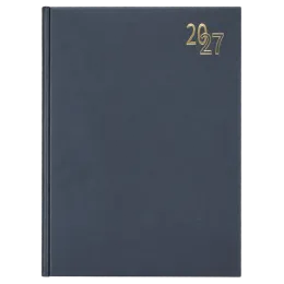 2027 A4 Diary Regency Black - Page a Day