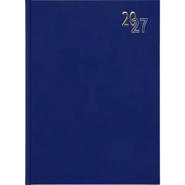 2027 A4 Diary Regency Blue - Page a Day