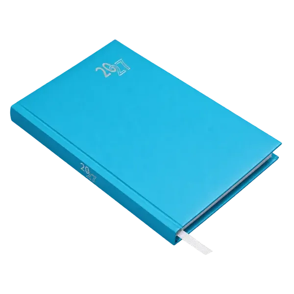 2027 A5 Diary Regency Turquoise - Page a Day