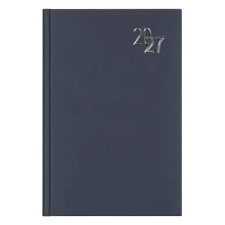 2027 A5 Diary Regency Black - Page a Day