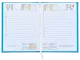2027 A5 Diary Regency Turquoise - Page a Day