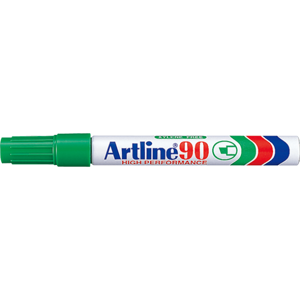 Artline EK-90 Chisel Tip Permanent Marker - Green