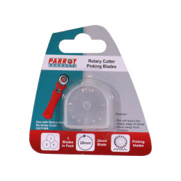 Parrot Rotary Plastic Craft Knife Pinking Blades Refill Pack