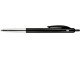 BIC Clic Medium Ballpoint Pen Black Side View BIC Clic Medium Ballpoint Pen Black shown from the side with retractable click top and pocket clip