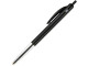 BIC Clic Medium Ballpoint Pen Black Side View BIC Clic Medium Ballpoint Pen Black shown from the side with retractable click top and pocket clip